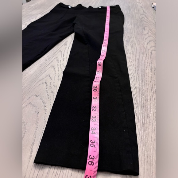 Rafaella Comfort Black Elastic Waist Pants Size 8 - Picture 6 of 6